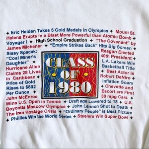 Class of 1980 Vintage Sweatshirt - XL